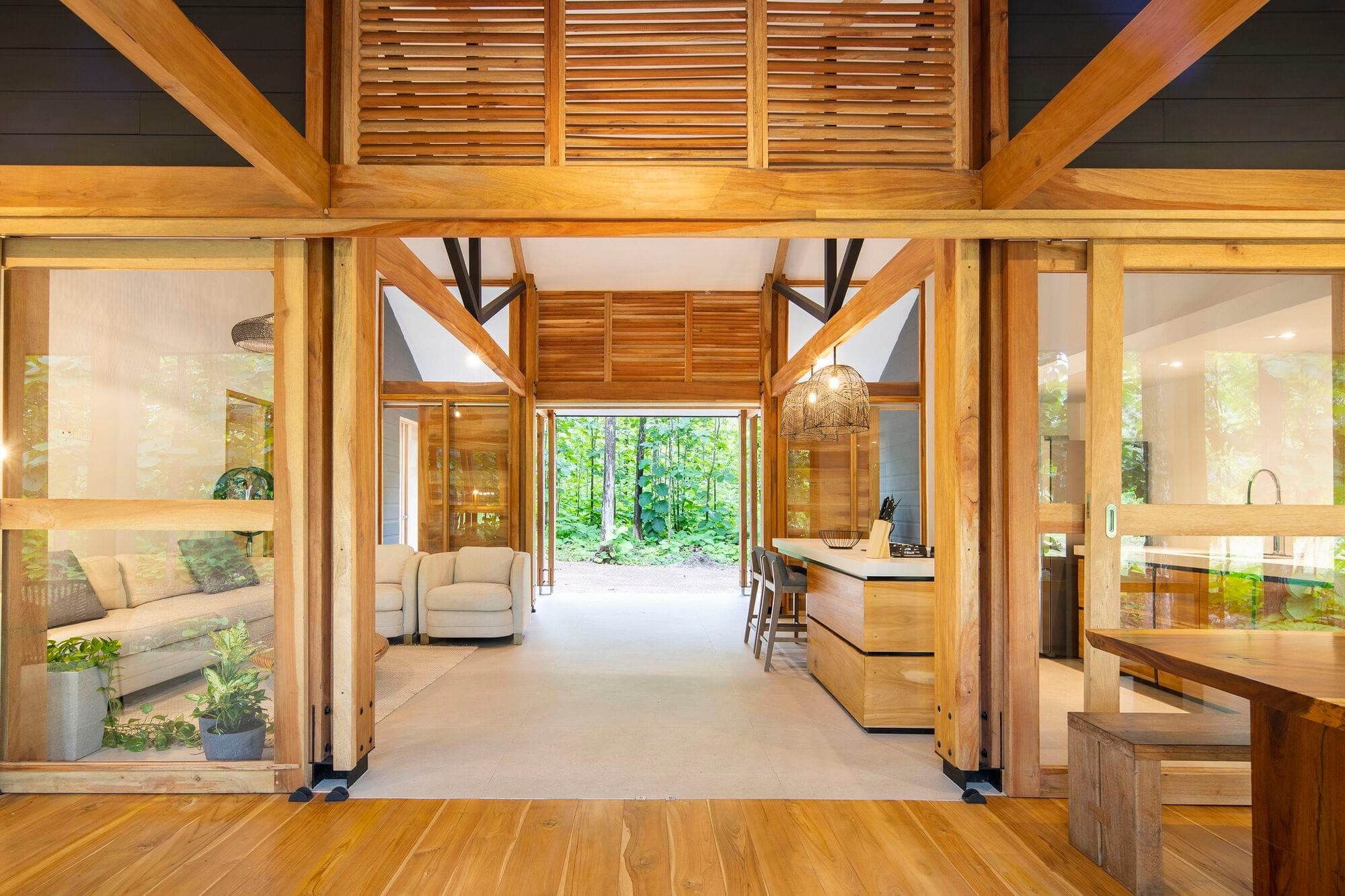Casa Entre Tecas, a residential project built by Nest Construction in Guanacaste, Costa Rica