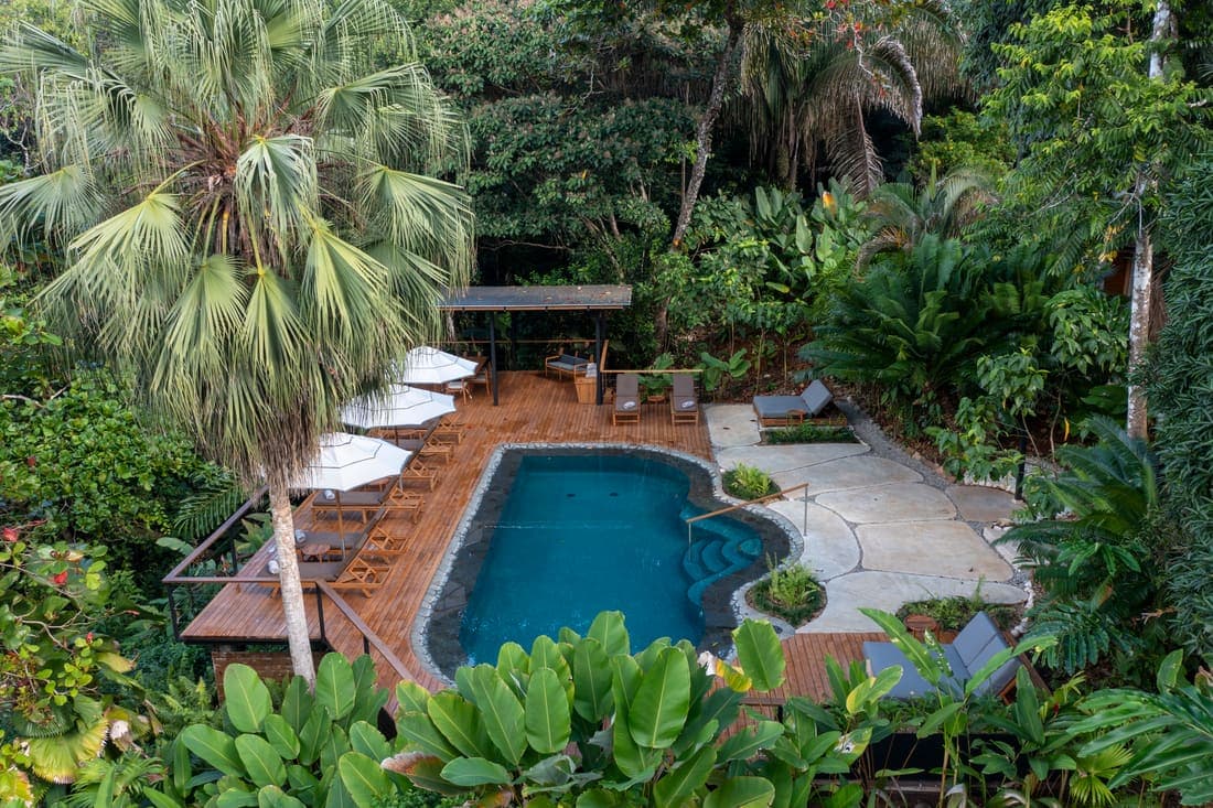 El Remanso kitchen, a hospitality project built by Nest Construction in Puntarenas, Costa Rica